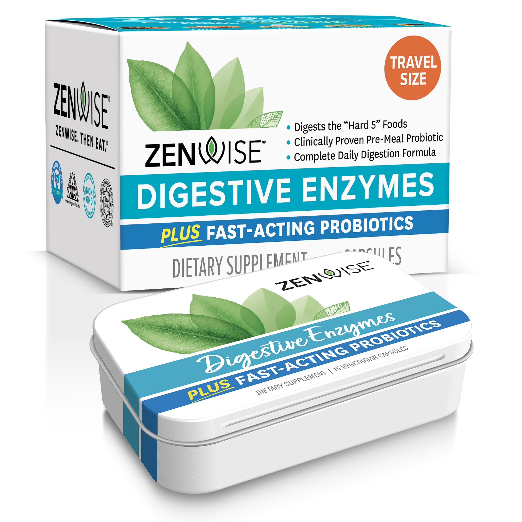 Zenwise Health Digestive Enzymes with Probiotics & Prebiotics - 15 Count