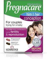 Vitabiotics Pregnacare Men and Women Fertility Support, 60 Tablets