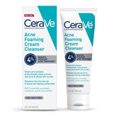 CeraVe Acne Foaming Cream Cleanser, 5 oz, Fragrance-Free & Non-Comedogenic