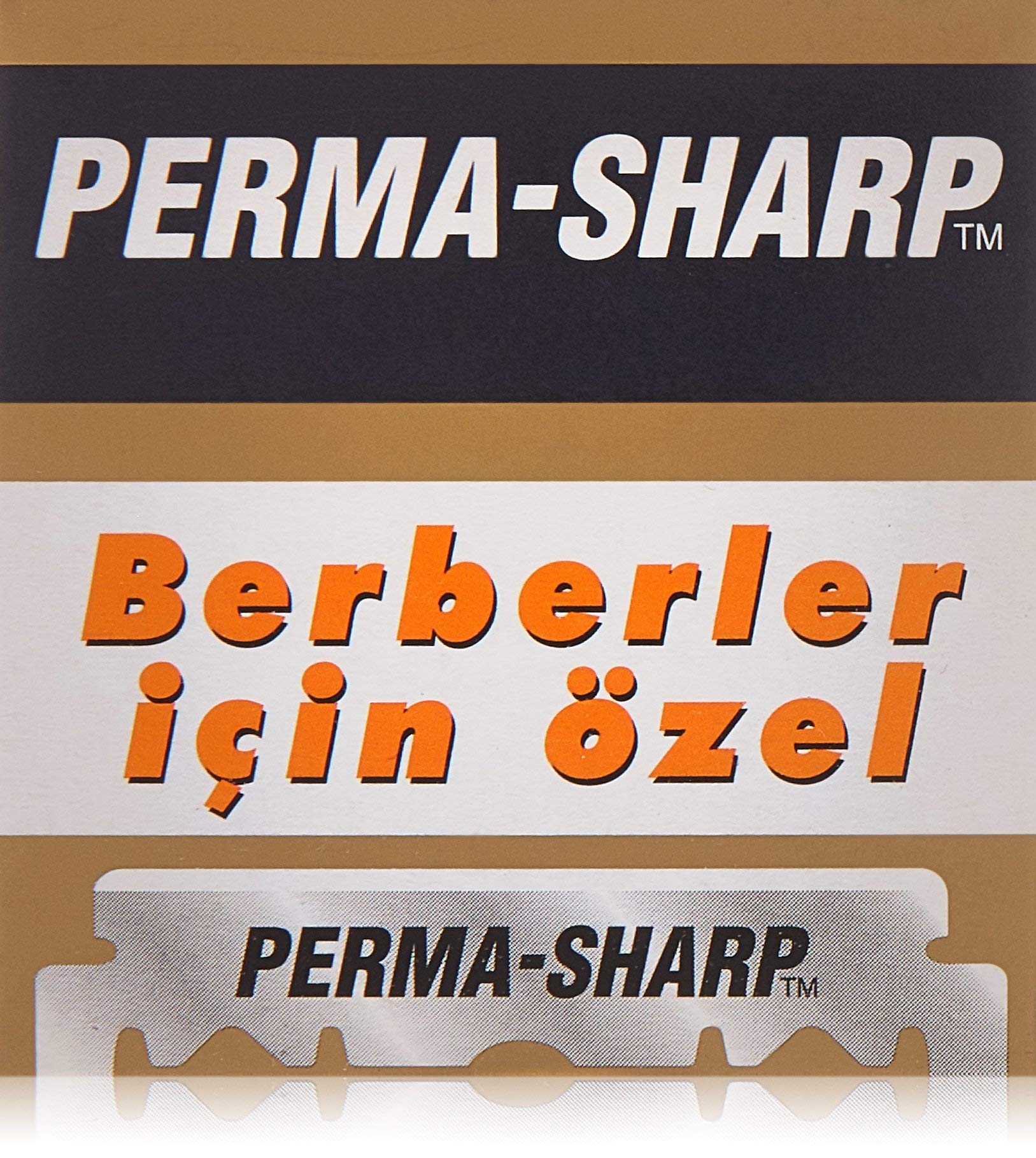 Perma-Sharp 100 Professional Straight Edge Barber Razor Blades