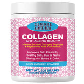 Oladole Natural Collagen Peptides Powder with Hyaluronic Acid - 201g