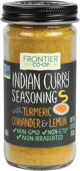 توابل الكاري الهندية العضوية (Organic Indian Curry Seasoning) - فرونتير كواب (Frontier Co-op) - مزيج 1.87 أونصة بالكركم والكزبرة