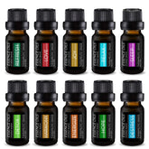 Pure Daily Care Aromatherapy Essential Oil Synergy Blend Set - 10 x 10 ml Therapeutic Grade Blends