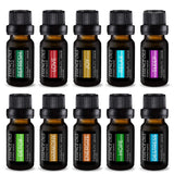 Pure Daily Care Aromatherapy Essential Oil Synergy Blend Set - 10 x 10 ml Therapeutic Grade Blends