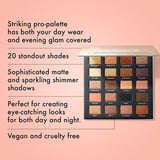 ICONIC London Thriving & Shining Eyeshadow Palette - 20 Versatile Shades