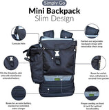 حقيبة O2TOTES للخلف للماكينة المتنقلة Philips Respironics SimplyGo Mini