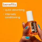 essie 8-Free Vegan Apricot Nail & Cuticle Oil - 0.46 fl oz