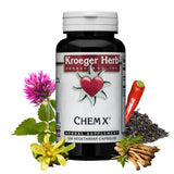Kroeger Herb Chem Formula Capsules - 100 Count for Detox Support