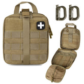 LIVANS Tactical First Aid Pouch - MOLLE EMT Medical Bag with Quick Release Design for Military & Outdoor Survival