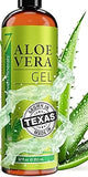 Organic Aloe Vera Gel - 12 oz - Pure, Rapid Absorption, No Sticky Residue