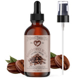 Natural Born Oils Organic Roasted Coffee Bean Oil for Skin & Hair Nourishment, 4oz Cold-Pressed, Antioxidant-Rich