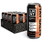 Drink LMNT Sparkling Electrolyte Water Grapefruit Salt - 12-Count