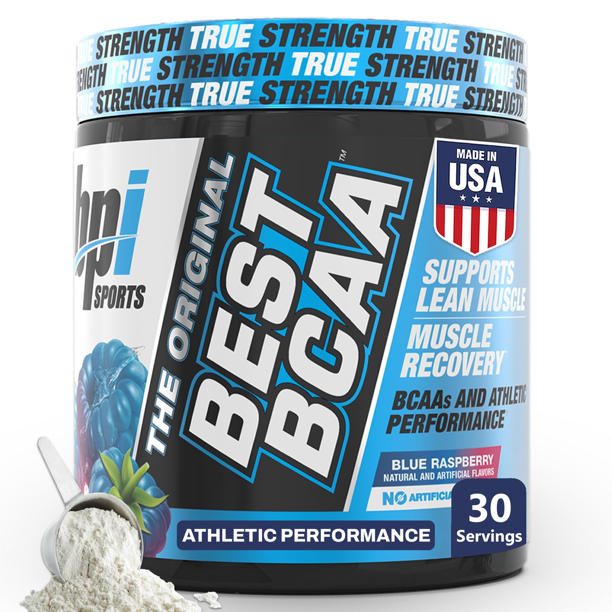 BPI Sports Best BCAA Blue Raspberry - Sugar-Free Amino Acid Essentials