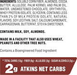 Atkins Caramel Almond Clusters - Gluten Free, Low Sugar, High Fiber Snack - 8 Count