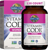 Garden of Life Vitamin Code Women's Multivitamin - Raw Whole Food, 120 Caps