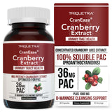 CranEaze® Cranberry Juice Extract Plus D-Mannose – Supports Urinary Tract Health – 60 Capsules
