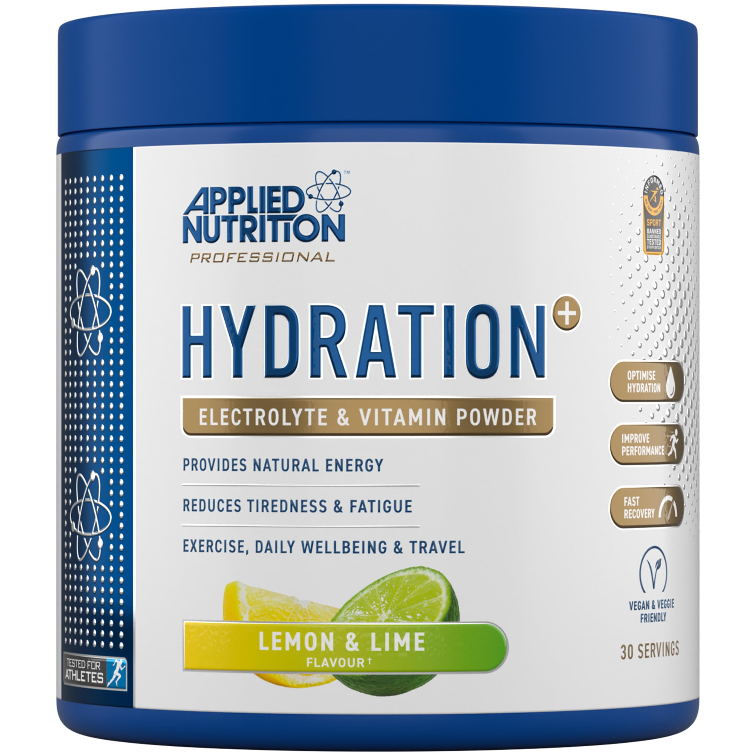 Applied Nutrition Hydration Electrolyte & Vitamin Powder - Lemon & Lime