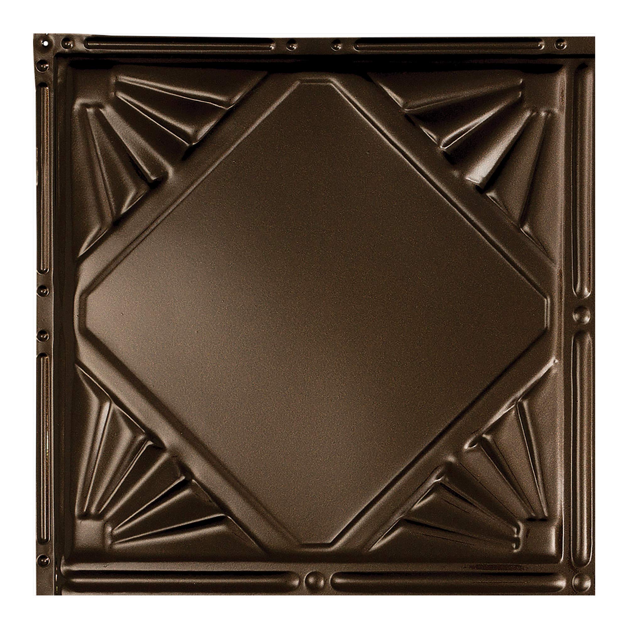 Erie Bronze Burst Nail-Up Ceiling Tile Sample (12x12 Inch)