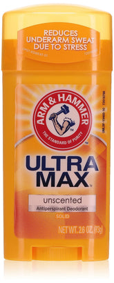 ARM & HAMMER Ultramax Invisible Solid Unscented Antiperspirant & Deodorant - 2.6 oz