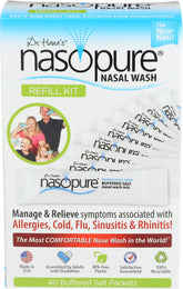 Nasopure Nasal Wash Saline Packets Refill Kit - 3.75g Each