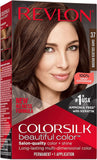 Revlon Colorsilk With Bond Repair Complex Permanent Hair Color 100 Gray Coverage Ammonia Free Hair Dye Vegan Keratin 37 Dark Golden Brown