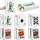 11 Inch Casino Poker Party Decorations - Large Playing Card Favor Boxes & Table Centerpieces - Las Vegas Night Theme Birthday Party Supplies (6 Pcs)