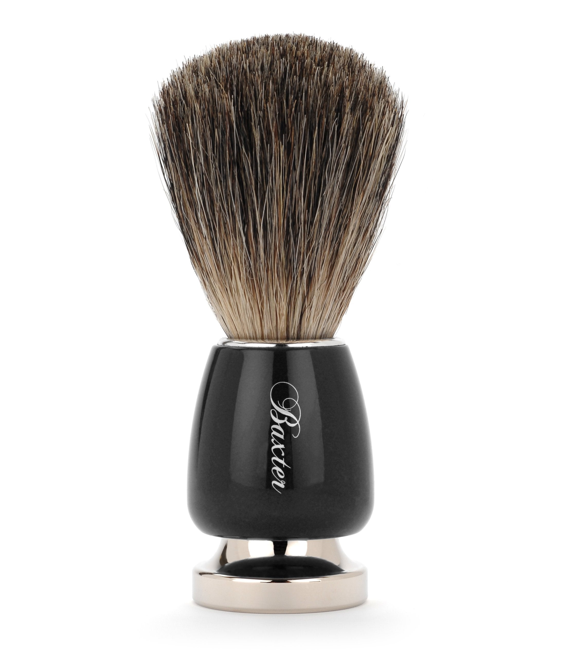 Baxter Of California Premium Badger Hair Shave Brush - Black