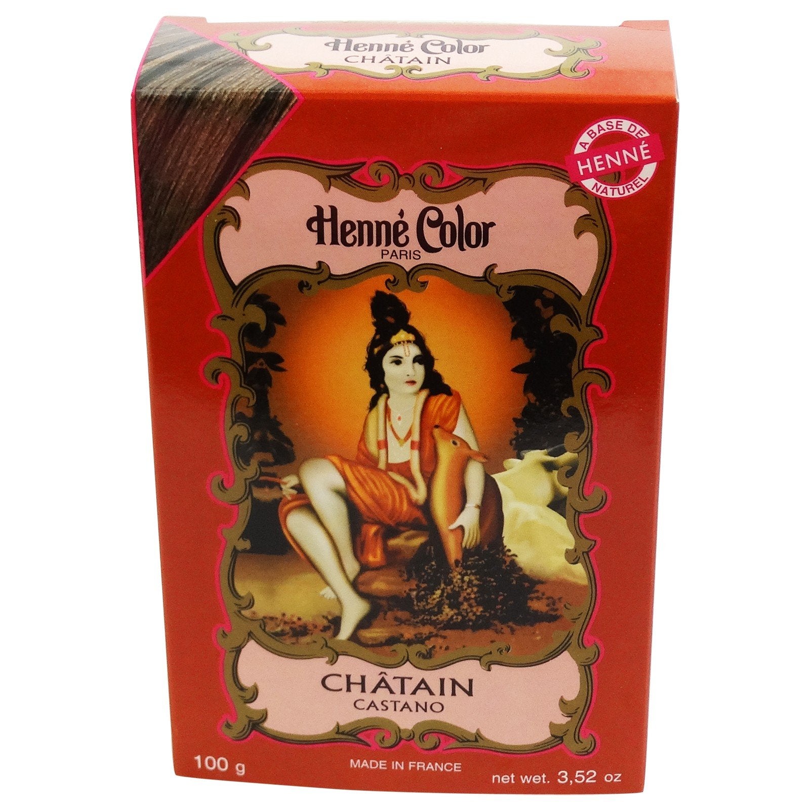Yumi Bio Shop Light Brown Hair Dye Powder - Natural & Eco-Friendly, Sitarama Henne
