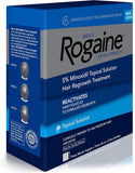 Rogaine 5% Minoxidil Topical Solution – Value Pack (3x 60mL Bottles)