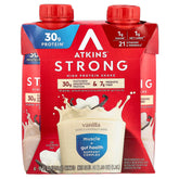 Atkins Strong High Protein Shake - Vanilla, 30g Protein, 4 Count
