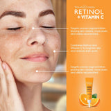LIVAURA Retinol + Vitamin C Dark Spot Corrector Serum - Spotless Radiance, Evens Skin Tone, Targets Sun Damage & Dark Spots, Enhances Luminosity with Vitamin B3 Niacinamide & Retinol - 0.5 Oz