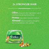 Vatika Naturals Nourish & Protect Styling Hair Cream (2 x 140ml) - Olive, Henna & Almond for Normal Hair