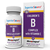 Superior Source Children's B-Complex Vitamins - 60 MicroLingual Tablets, No Water Needed