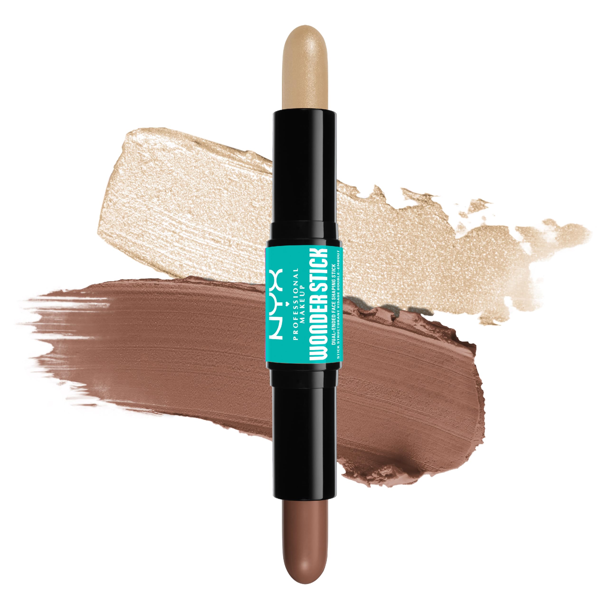 NYX Professional Makeup Wonder Stick - Dual Ended Highlighter & Contour Stick (Universal Light)