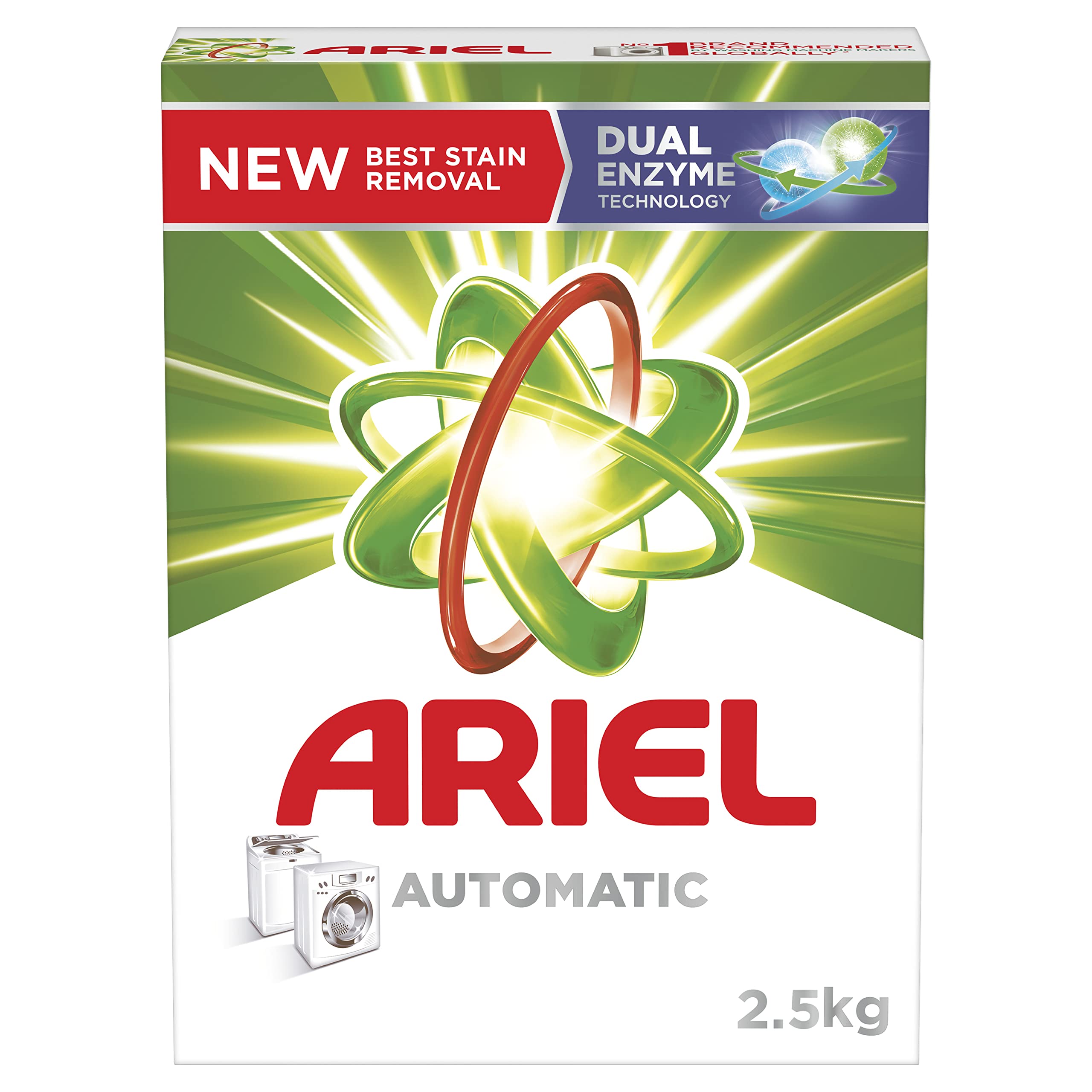 Ariel Automatic Powder Laundry Detergent - Original Scent, 2.5 Kg