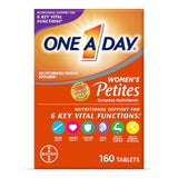 ONE A DAY Women's Petites Multivitamin - Immune Support with Vitamins A, C, D, E & Zinc (160 Count)