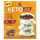 Atkins Keto Cookies & Creme Clusters - 8 Individual Clusters, 0.92 oz Each