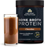 Ancient Nutrition Bone Broth Protein, Chocolate - Joint & Gut Health
