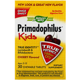 Nature's Way Primadophilus Kids Probiotic Chewable - Cherry Flavor, 3 Billion CFU, 30 Tablets
