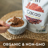 Zint Raw Organic Cacao Powder - Pure Antioxidant Superfood (8 oz)