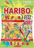 HARIBO Fizz Worms Gummy Candy - 160g Bag