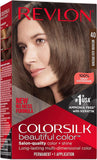 Revlon Colorsilk With Bond Repair Complex Permanent Hair Color 100 Gray Coverage Ammonia Free Hair Dye Vegan Keratin 40 Medium Ash Brown