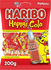 Haribo Happy Cola Gummy Candy 200g - Classic Cola Taste