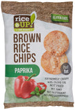 Rice Up Paprika Flavored Rice Chips - Spicy Gluten-Free Snack 60g