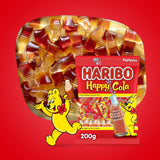 Haribo Happy Cola Gummy Candy 200g - Classic Cola Taste