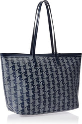 Lacoste Women's Zely Grained Tote Bag with Pouch - Chic & Practical