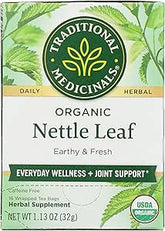 Traditional Medicinals Organic Nettle Leaf Herbal Tea To Support Joint Health And Overall Wellness 16 Tea Bags