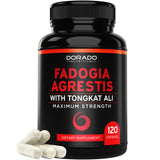 Fadogia Agrestis & Tongkat Ali Max Strength Performance Blend - 120 Vegan Capsules for Muscle, Drive & Athletic Performance