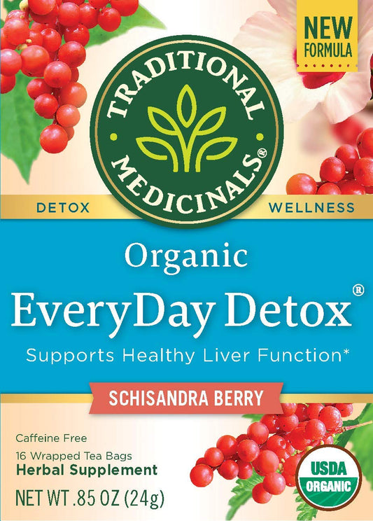Support Your Body's Natural Detox: Embrace Wellness with Traditional Medicinals Everyday Detox Tea