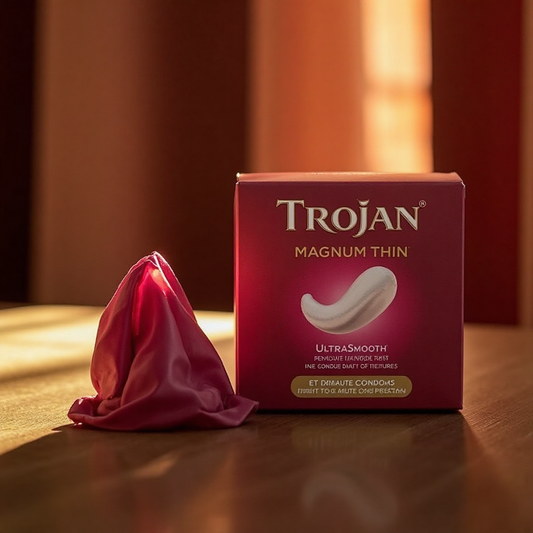 Trojan Magnum Thin – UltraSmooth Lubricated Condoms for Maximum Comfort & Protection